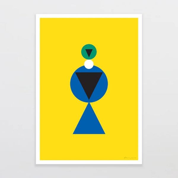 Geometric Tui by Glenn Jones - A4 Art Print