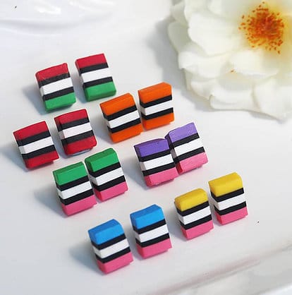 Allsort Stud Earrings by FruitSaladGal