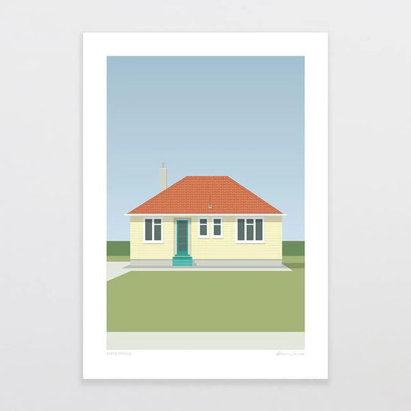 State House by Glenn Jones - A4 Print