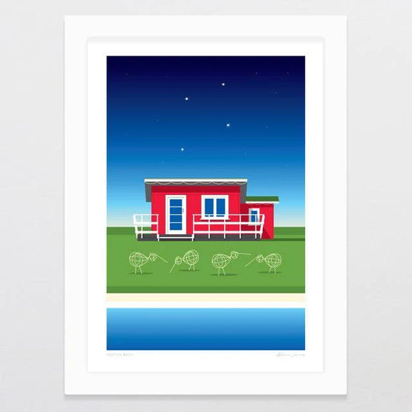Festive Bach by Glenn Jones - A4 Print