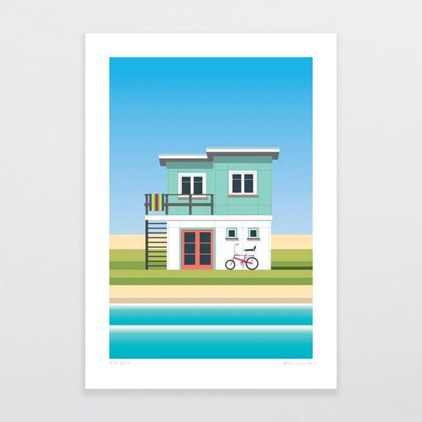 Bike Bach by Glenn Jones - A4 Print