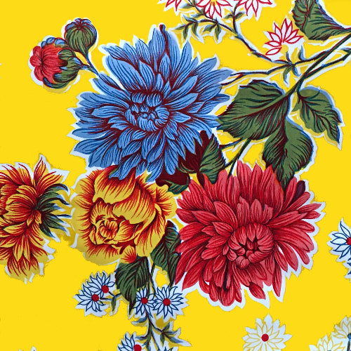 Mums Yellow - Oil Cloth