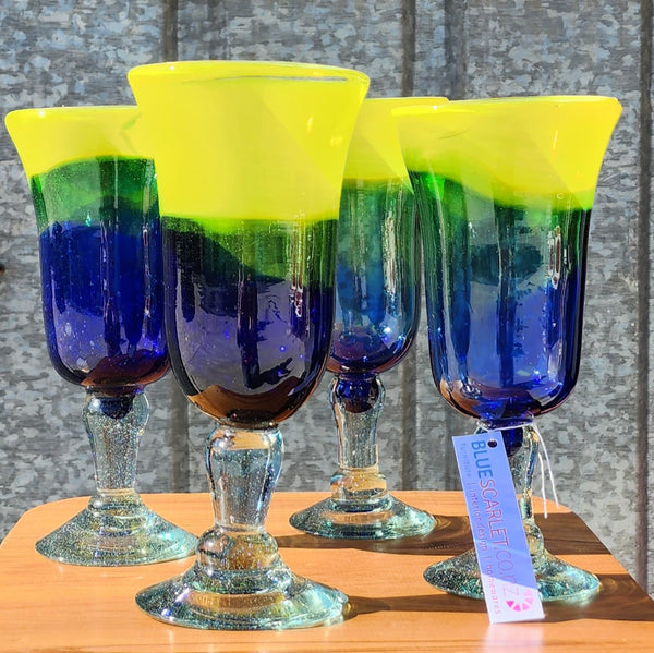 Traffic Light Dessert Glasses - Set of 4