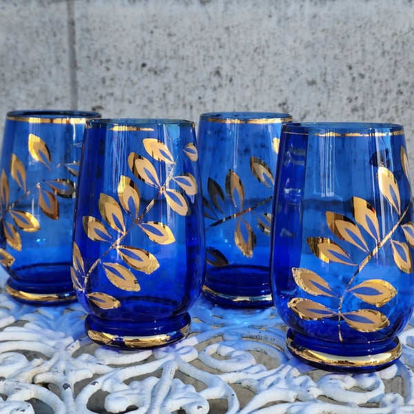 Bold and Gold - Set of 4 Glasses
