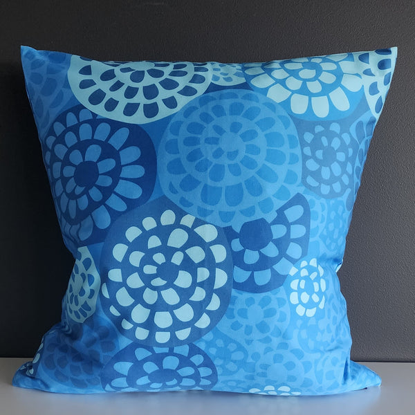 Fiesta Blue Floral - Cushion Cover - 45cm x 45cm
