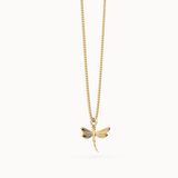 Chocli Dragonfly 18K Gold Plated Necklace