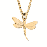 Chocli Dragonfly 18K Gold Plated Necklace