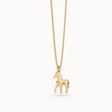 Chocli Horse 18K Gold Plated Necklace