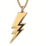 Chocli Lightning Bolt 18K Gold Plated Necklace