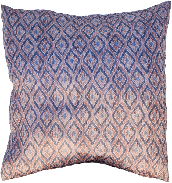 Reversible Velvet in Muted Pastels - Cushion Cover - 60cm x 60cm