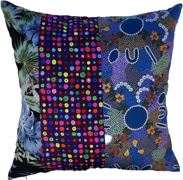 Purple Patches – Cushion Cover – 45cm x 45cm