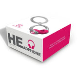 Headphones in Pink Keychain