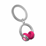 Headphones in Pink Keychain