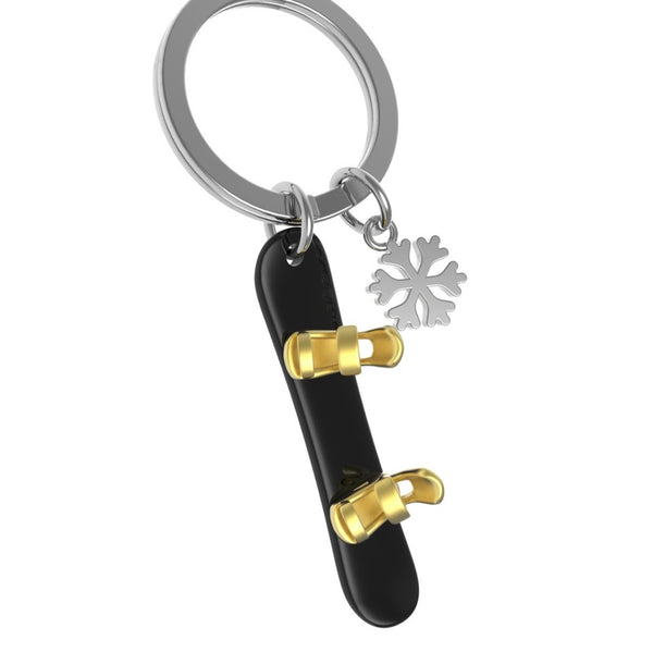 Snowboard Keychain