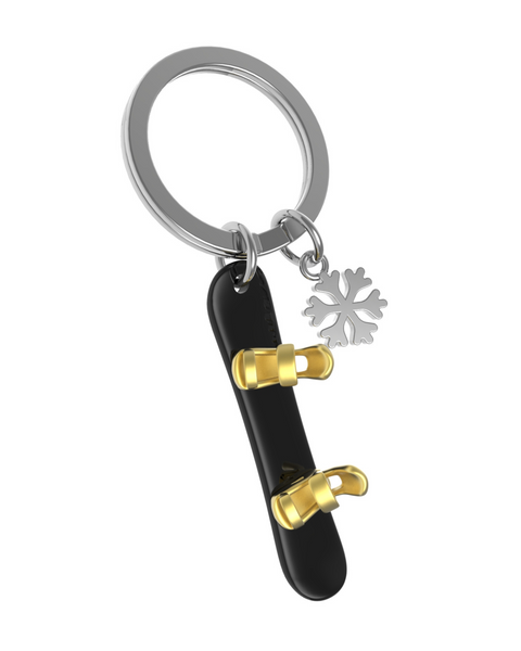 Snowboard Keychain