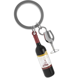 Wine Bottle Keychain