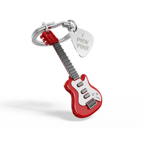 Electric Guitar Keychain