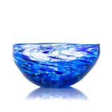 Grinter Cosmic Blue Art Glass Bowl
