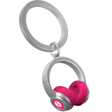 Headphones in Pink Keychain