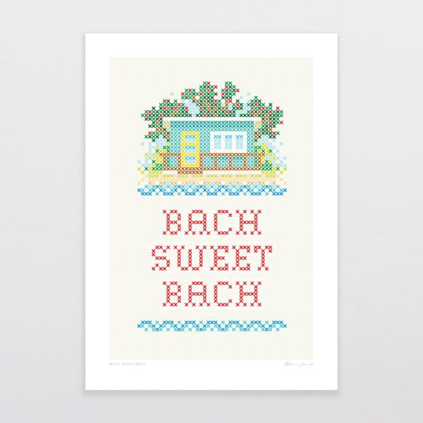 Bach Sweet Bach by Glenn Jones - A4 Art Print