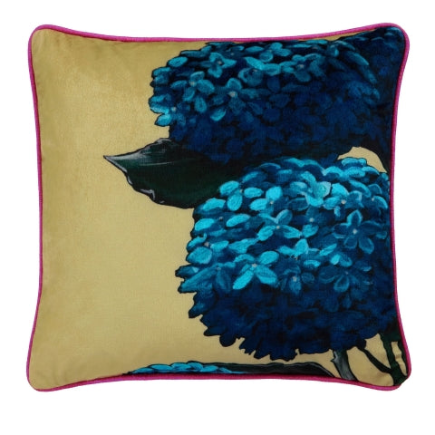 Hiyah Hydrangea Lime Cushion Cover - 45cm x 45cm