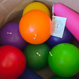 Ball Candles - Assorted Colours