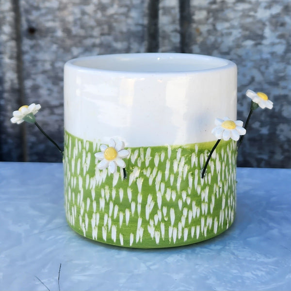 Daisy Pots by Creative Clay Studio