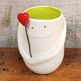 Funny Face Vases by Creative Clay Studio