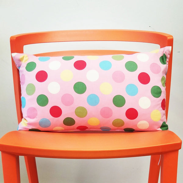 Smarties on Pink - Cushion Cover - 50cm x 30cm