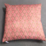 Reversible Velvet in Pink / Coral - Cushion Cover - 60cm x 60cm