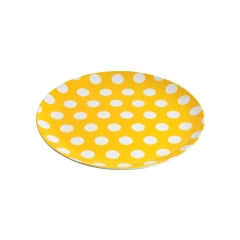 White Dots on Yellow - Plate